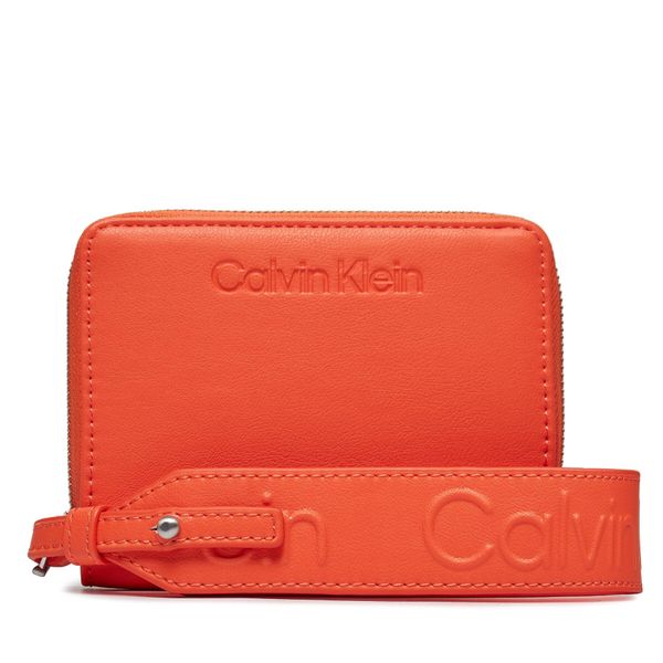 Calvin Klein Veliki ženski novčanik Calvin Klein Gracie Wallet W/Strap Md K60K611387 Flame SA3