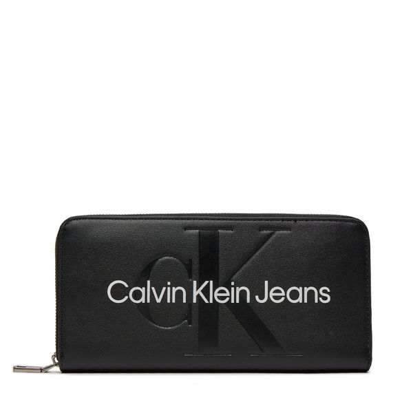 Calvin Klein Jeans Veliki ženski novčanik Calvin Klein Jeans K60K607634 Crna