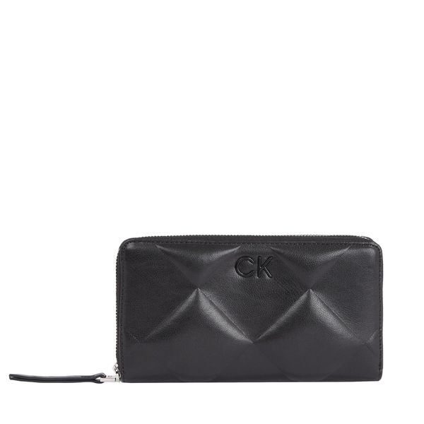 Calvin Klein Veliki ženski novčanik Calvin Klein Quilt K60K611782 Ck Black BEH