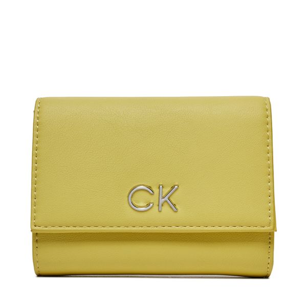 Calvin Klein Veliki ženski novčanik Calvin Klein Re-Lock Trifold Md K60K608994 Citrus ZAV