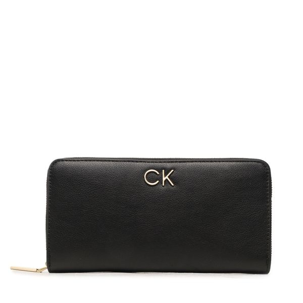Calvin Klein Veliki ženski novčanik Calvin Klein Re-Lock Z/A Wallet Lg Pbl K60K610967 BAX