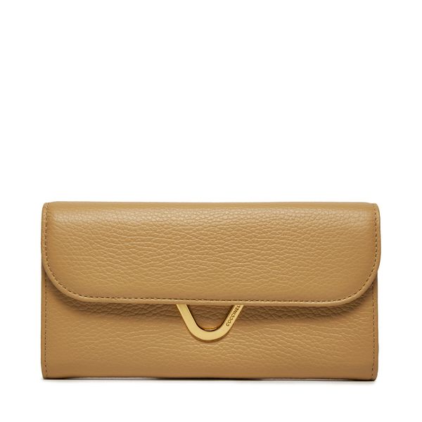 Coccinelle Veliki ženski novčanik Coccinelle QTF Coccinelledew E2 QTF 11 03 01 Fresh Beige N24