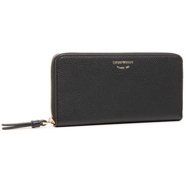 Emporio Armani Veliki ženski novčanik Emporio Armani Y3H168 YFW9B 80001 Black