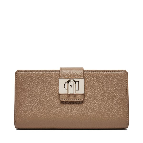 Furla Veliki ženski novčanik Furla 1927 Continental Wallet Bifold Soft WP00425-HSF000-1257S-1007 Siva