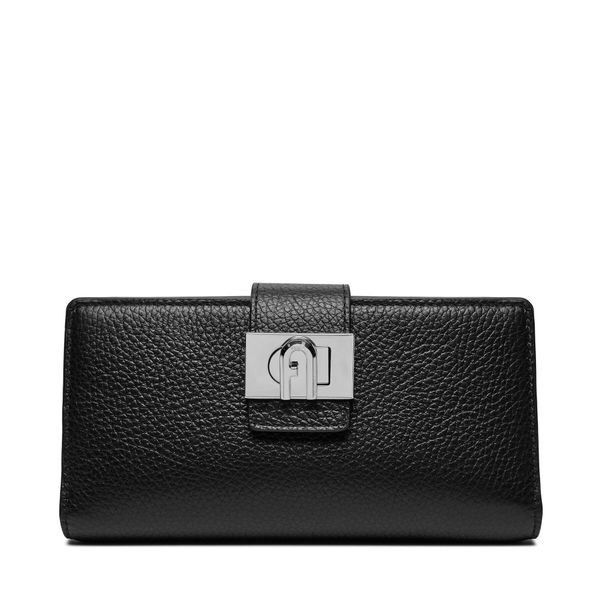 Furla Veliki ženski novčanik Furla 1927 Continental Wallet Bifold Soft WP00425-HSF000-O6000-1007 Crna