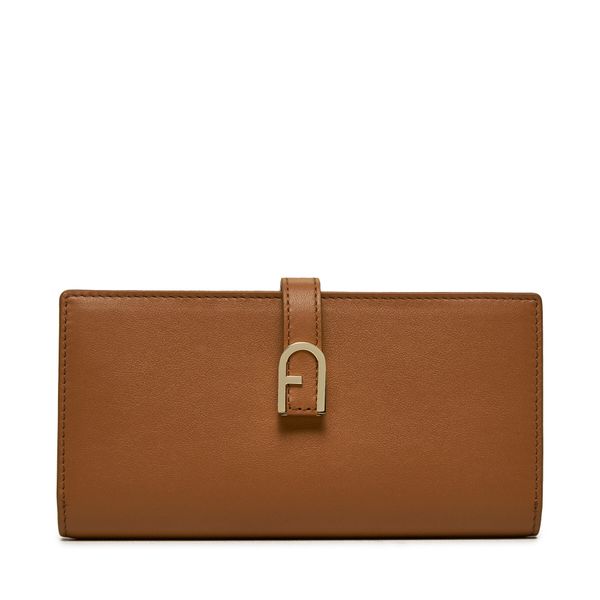 Furla Veliki ženski novčanik Furla Flow Continental Bifold WP00402-BX2045-RY000 Smeđa