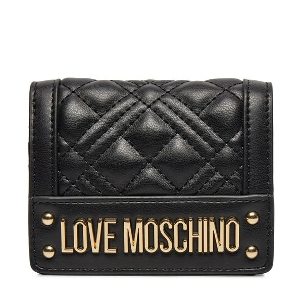 LOVE MOSCHINO Veliki ženski novčanik LOVE MOSCHINO JC5601PP0ILA0000 Nero Gal Oro