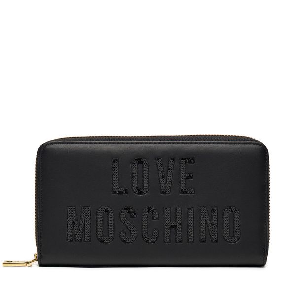 LOVE MOSCHINO Veliki ženski novčanik LOVE MOSCHINO JC5634PP0IKK0000 Nero
