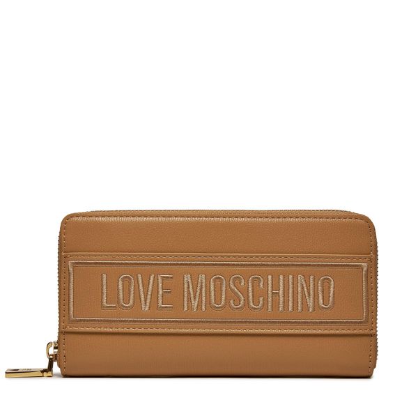 LOVE MOSCHINO Veliki ženski novčanik LOVE MOSCHINO JC5640PP0IKG122A Biscotto