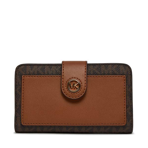 MICHAEL Michael Kors Veliki ženski novčanik MICHAEL Michael Kors Mk Charm 34S4G0KF6B Brn/Acorn