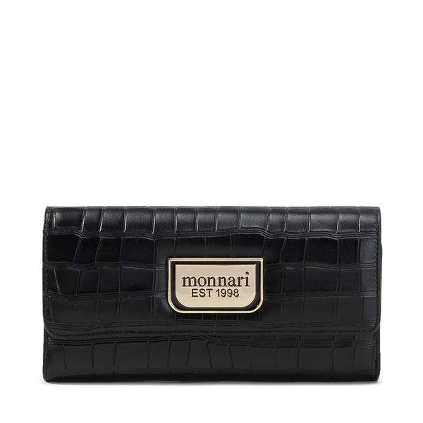 Monnari Veliki ženski novčanik Monnari PUR0210-020 Black Croco