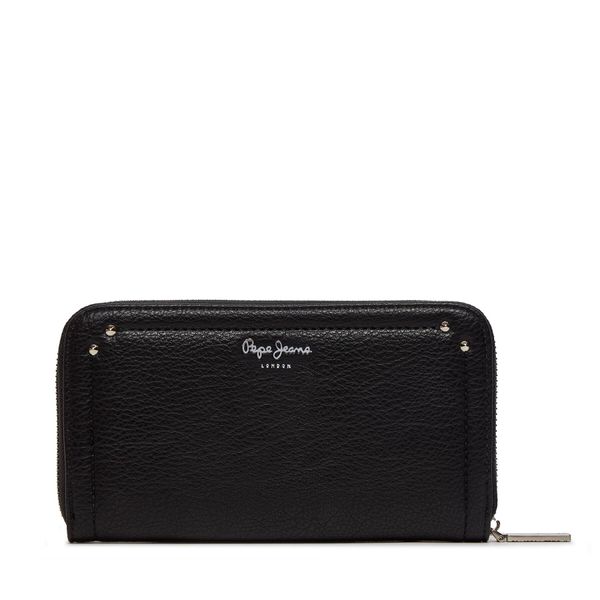 Pepe Jeans Veliki ženski novčanik Pepe Jeans Crisha Wallet PL070244 Black 999
