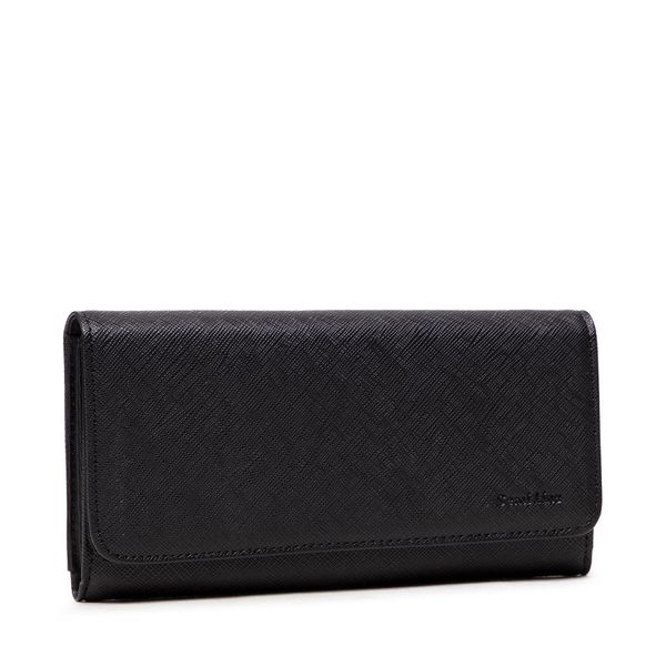 Semi Line Veliki ženski novčanik Semi Line 3052-7 Crna