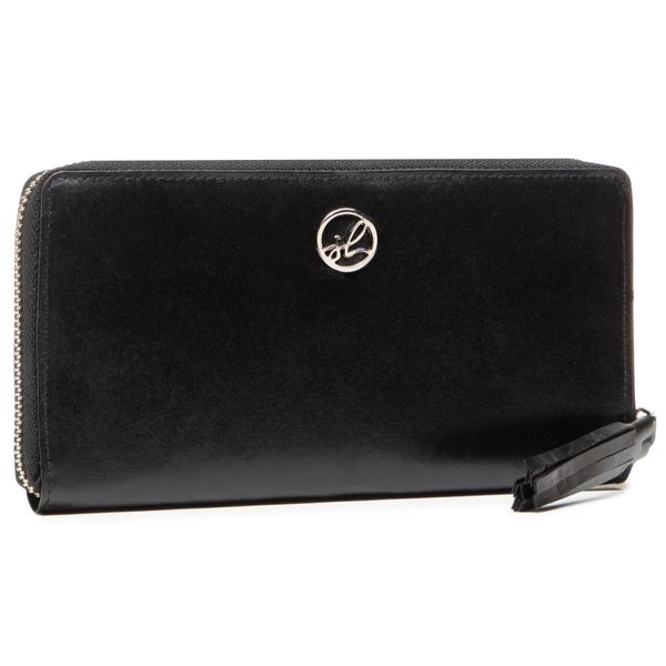 Semi Line Veliki ženski novčanik Semi Line P8224-0 Crna