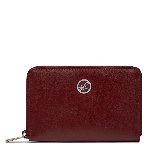 Semi Line Veliki ženski novčanik Semi Line P8262-2 Tamnocrvena