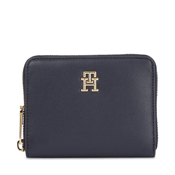 Tommy Hilfiger Veliki ženski novčanik Tommy Hilfiger Poppy Plus Med Za AW0AW15259 Space Blue DW6