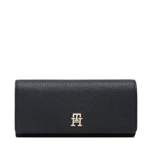 Tommy Hilfiger Veliki ženski novčanik Tommy Hilfiger Th Emblem Lrg Flap Wallet AW0AW14651 DW6