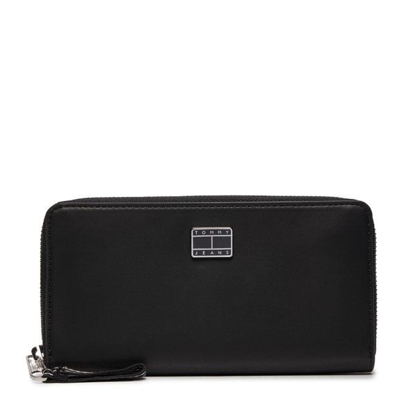 Tommy Jeans Veliki ženski novčanik Tommy Jeans Tjw City-Wide Large Za AW0AW15941 Black BDS