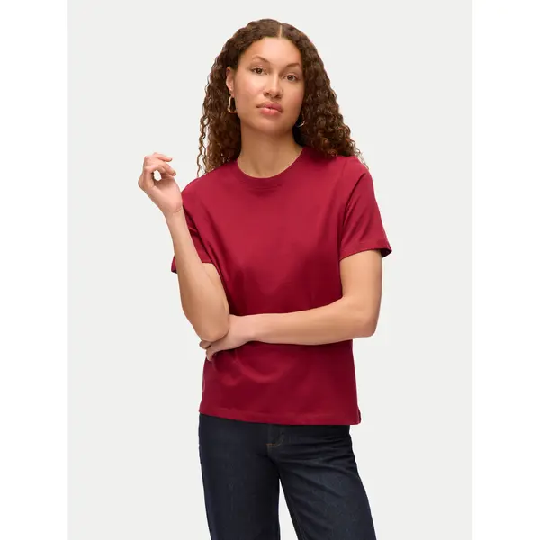 Vero Moda Vero Moda T-shirt Paulina 10316991 Crvena Regular Fit