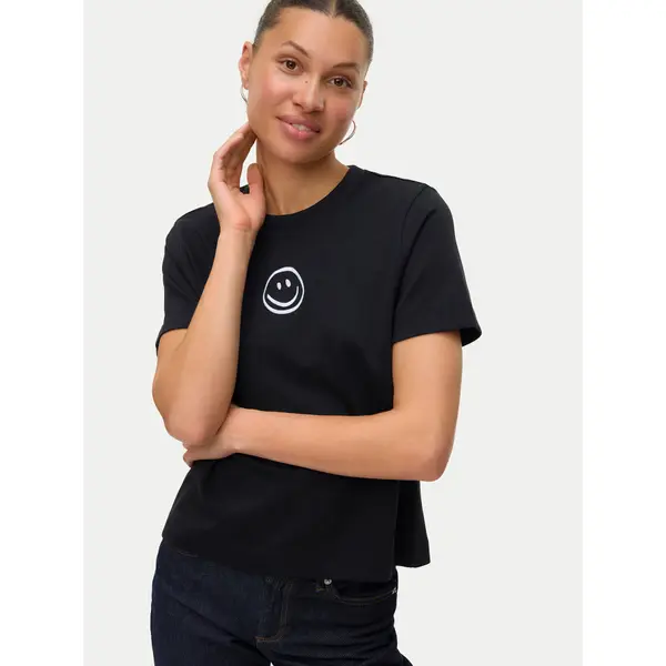 Vero Moda Vero Moda T-shirt Sara 10311633 Crna Regular Fit