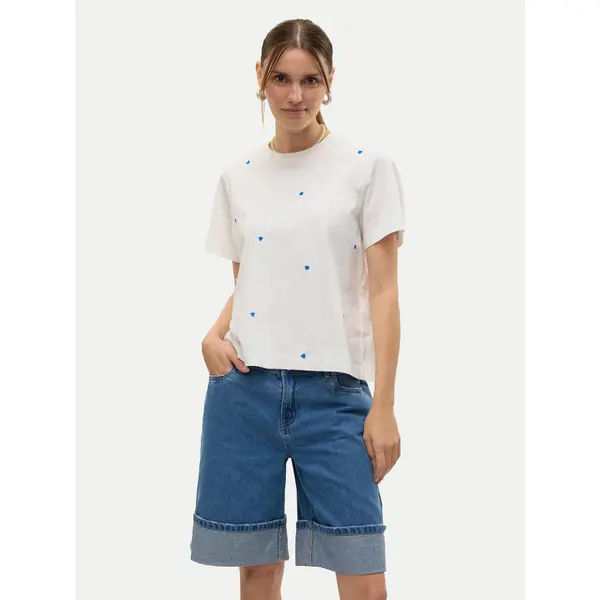 Vero Moda Vero Moda T-shirt Solvei 10325318 Bijela Regular Fit