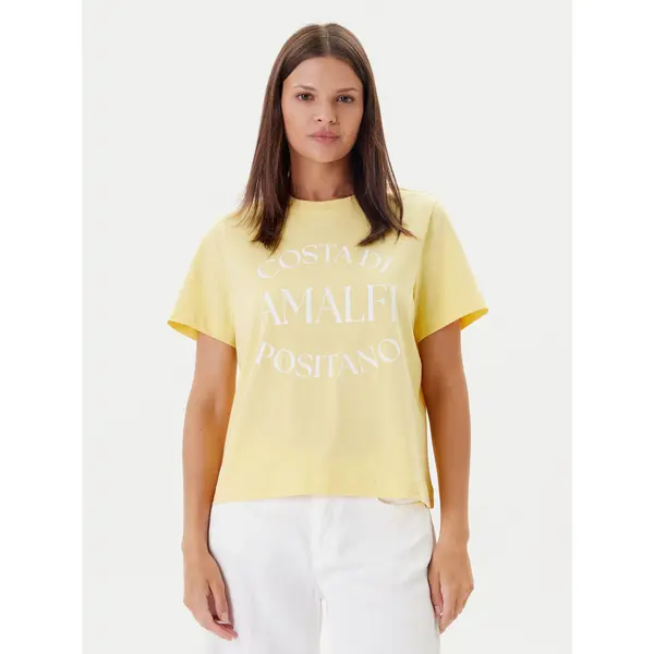 Vero Moda Vero Moda T-shirt Sonna 10327143 Žuta Regular Fit