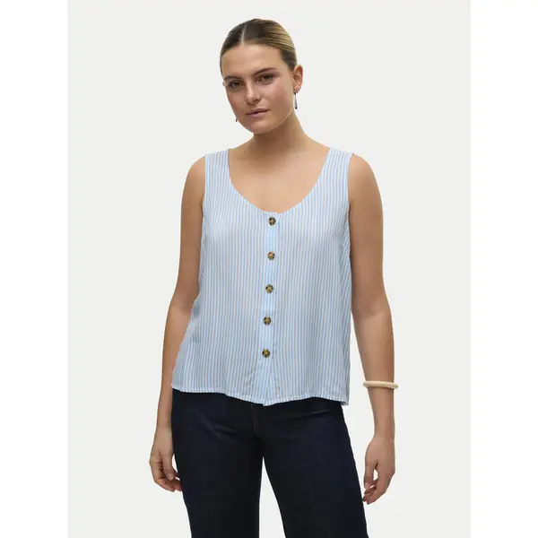 Vero Moda Vero Moda Top Bumpy 10325830 Svijetloplava Standard Fit