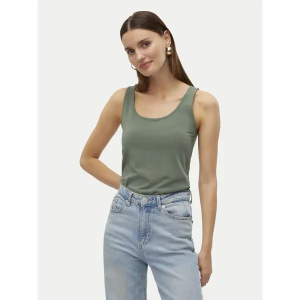 Vero Moda Vero Moda Top Lulu 10323756 Zelena Regular Fit