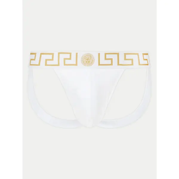 Versace Versace Gaće Jock Strap AUU01017 1A10011 Bijela