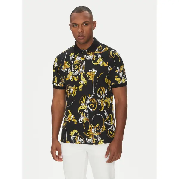 Versace Jeans Couture Versace Jeans Couture Polo 78GAG6S0 Crna Regular Fit