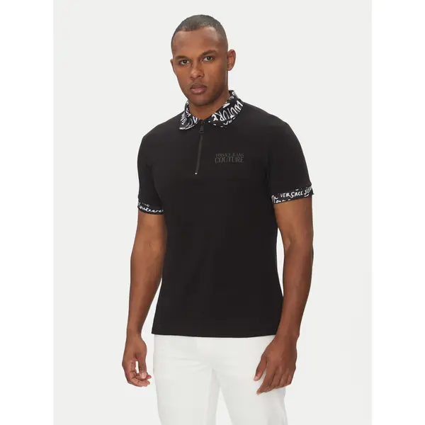Versace Jeans Couture Versace Jeans Couture Polo 78GAGT02 Crna Regular Fit