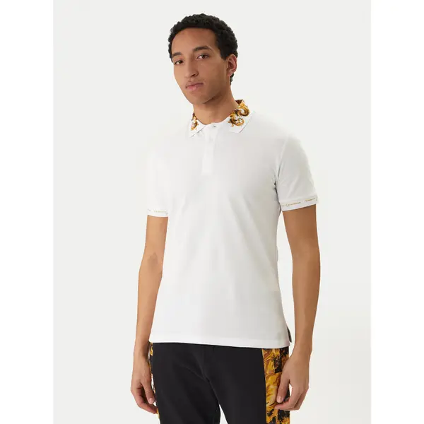 Versace Jeans Couture Versace Jeans Couture Polo 80GAGT12 CJ01T Bijela Slim Fit