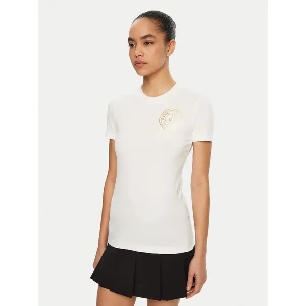 Versace Jeans Couture Versace Jeans Couture T-shirt 78HAHT00 Bijela Regular Fit