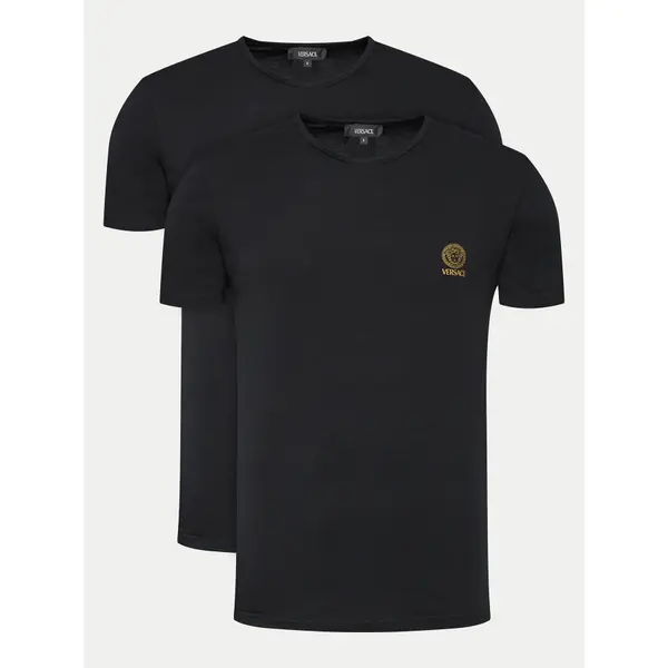 Versace Versace Set t-shirt majica﻿ AU10193 Crna Slim Fit