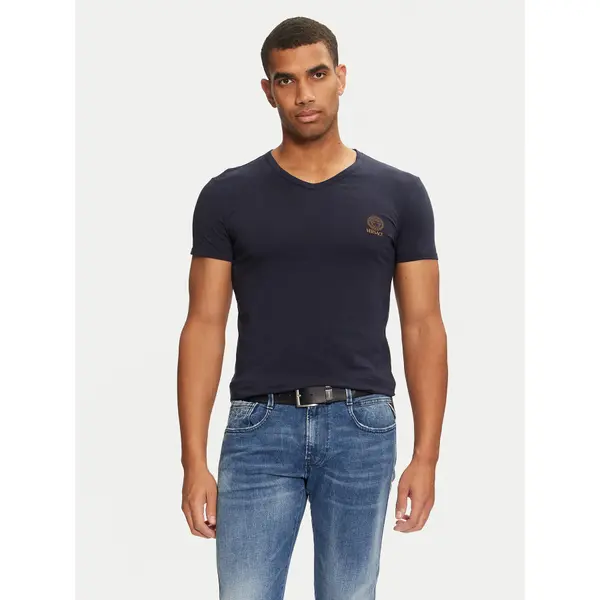 Versace Versace T-shirt AUU01004 1A1001 Tamnoplava Regular Fit