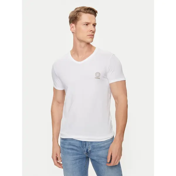 Versace Versace T-shirt AUU01004 Bijela Regular Fit