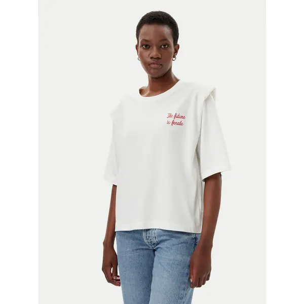 ViCOLO ViCOLO T-shirt RD0013 Bijela Regular Fit