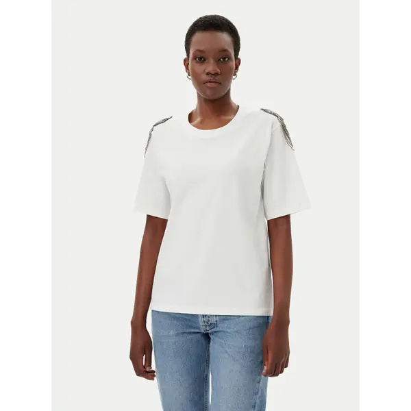 ViCOLO ViCOLO T-shirt RD0015 Bijela Regular Fit