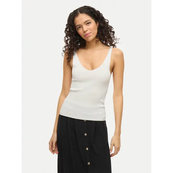 Vila Vila Top Wennie 14104135 Bijela Regular Fit