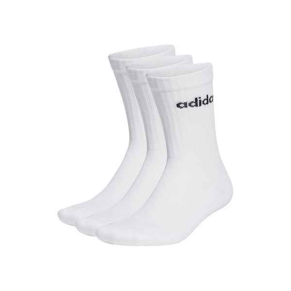 adidas Visoke unisex čarape adidas Linear Crew Cushioned Socks 3 Pairs HT3455 white/black