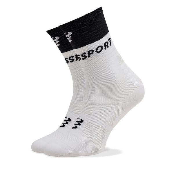 Compressport Visoke unisex čarape Compressport Mid Compression V 2.0 SQTU3540002 White/Black