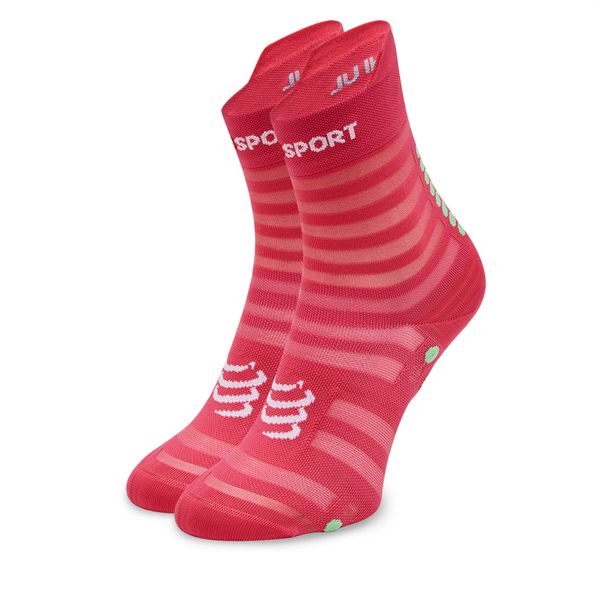 Compressport Visoke unisex čarape Compressport Pro Racing V4.0 Trail XU00050B Hot Pink/Summer