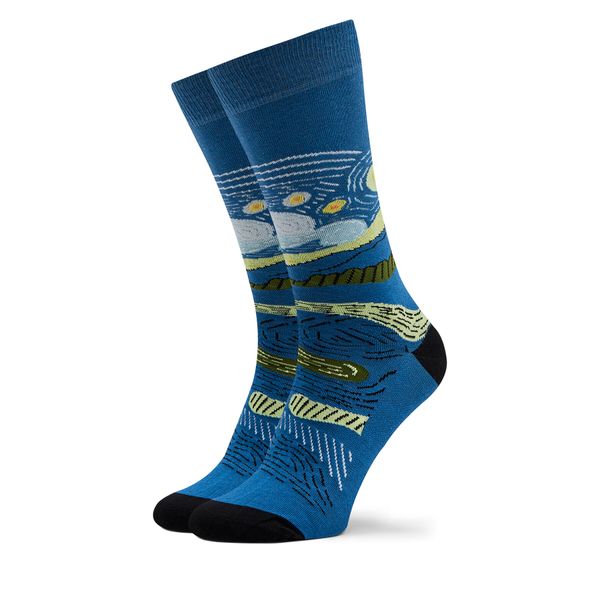 Curator Socks Visoke unisex čarape Curator Socks Starry Plava