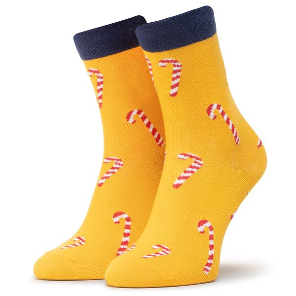 Dots Socks Visoke unisex čarape Dots Socks DTS-SX-484-Y Žuta
