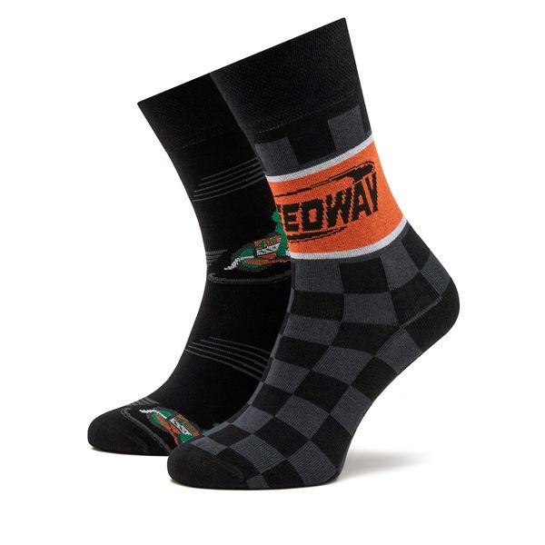 Funny Socks Visoke unisex čarape Funny Socks Slag SM1/75 Crna