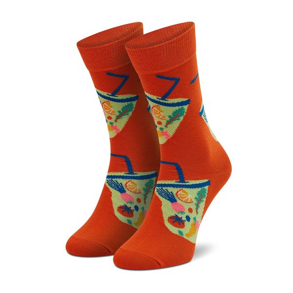 Happy Socks Visoke unisex čarape Happy Socks SMO01-4300 Narančasta
