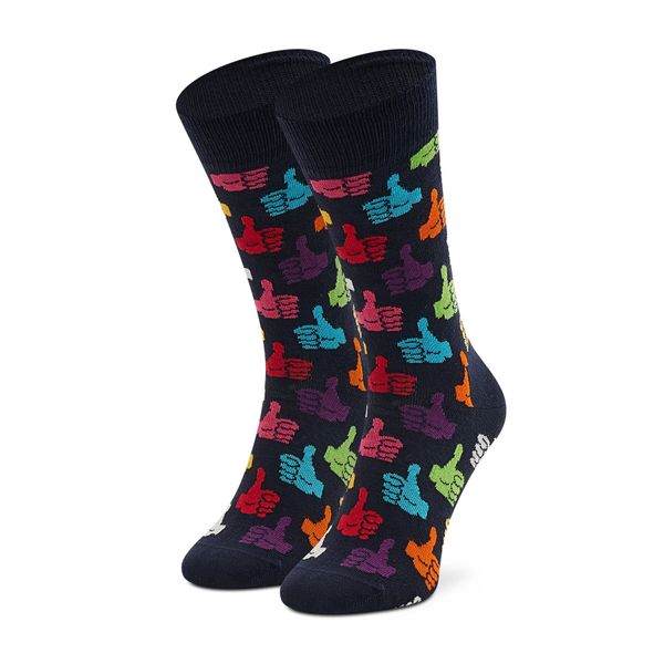 Happy Socks Visoke unisex čarape Happy Socks THU01-6550 Tamnoplava