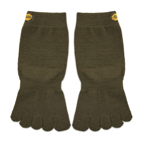 Vibram Fivefingers Visoke unisex čarape Vibram Fivefingers Blend Crew S18C01 Military Green