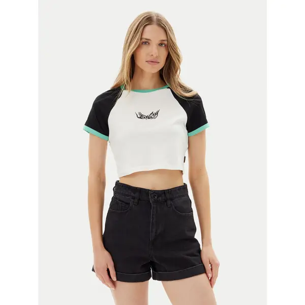 Volcom Volcom T-shirt Alix 2 B3512506 Bijela Slim Fit