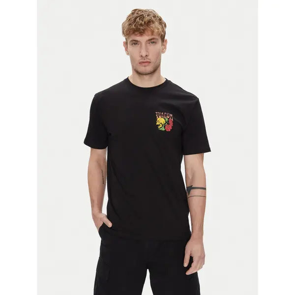 Volcom Volcom T-shirt Tooflow A3512551 Crna Classic Fit